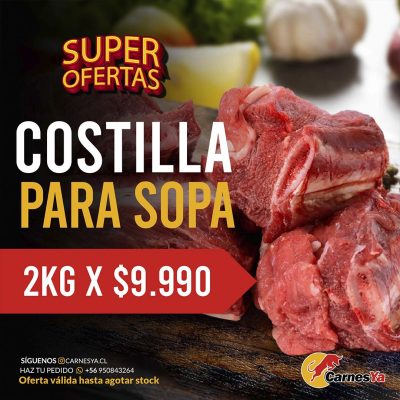OFERTA Costilla para sopa