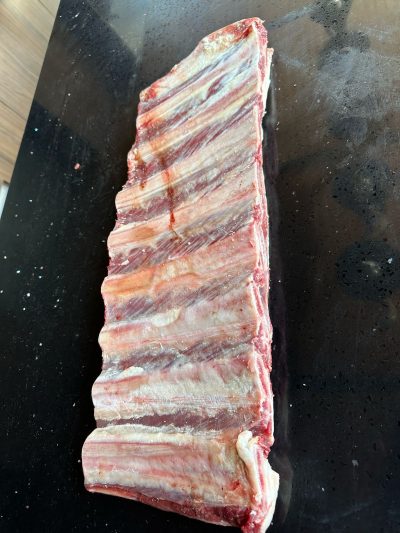 Asado de tira ventana