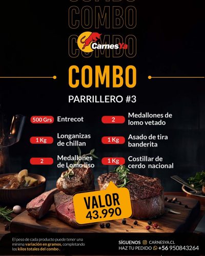 Combo parrillero 3